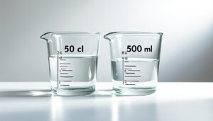 découvrez comment convertir facilement 50 cl en ml avec notre explication simple et rapide. astuces claires pour maîtriser les conversions de volume en un instant.