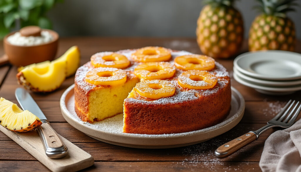 découvrez la recette facile et savoureuse du gâteau ananas grand-mère, un dessert traditionnel qui ravira toute la famille avec ses saveurs gourmandes et son moelleux irrésistible.