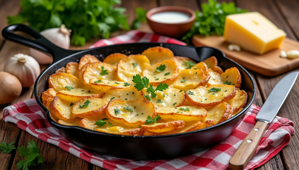 découvrez notre recette facile et authentique de la truffade auvergnate, un plat traditionnel savoureux à réussir chez vous pour un goût véritable de l'auvergne.